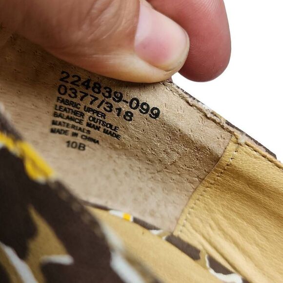 Colin Stuart Women's Multicolor Animal Print Peep Toe Wedge Heel Sandal Size 10B - Picture 5 of 13